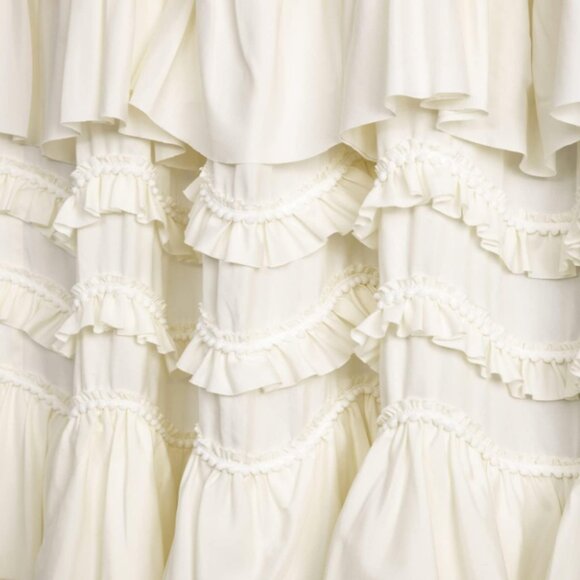 New Lush Decor Ivory Ruffle Window Panel, Curtain - Picture 2 of 5